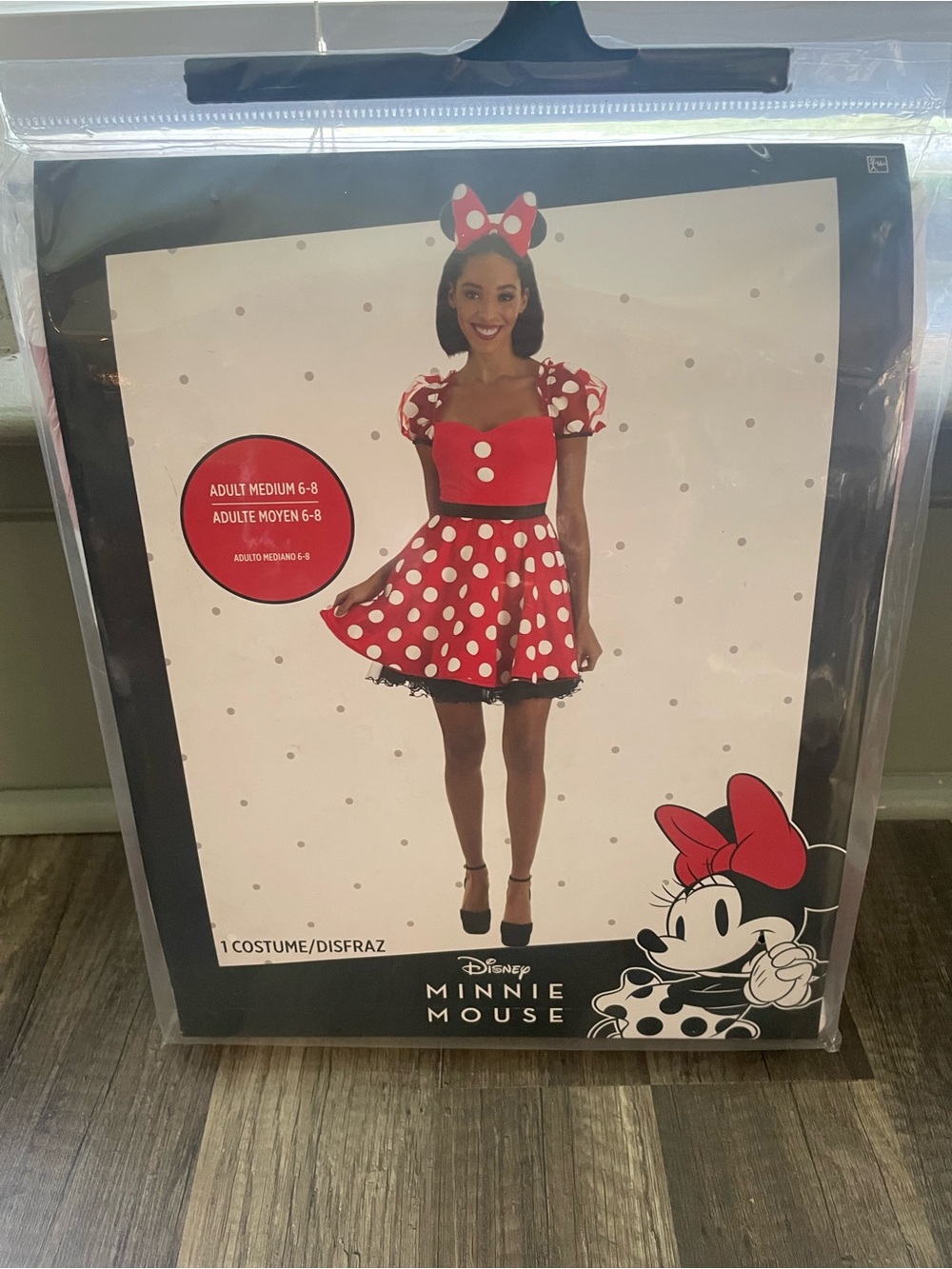 Disney Minnie Mouse Red Polka Dot Women’s Costume Halloween Party Disney World